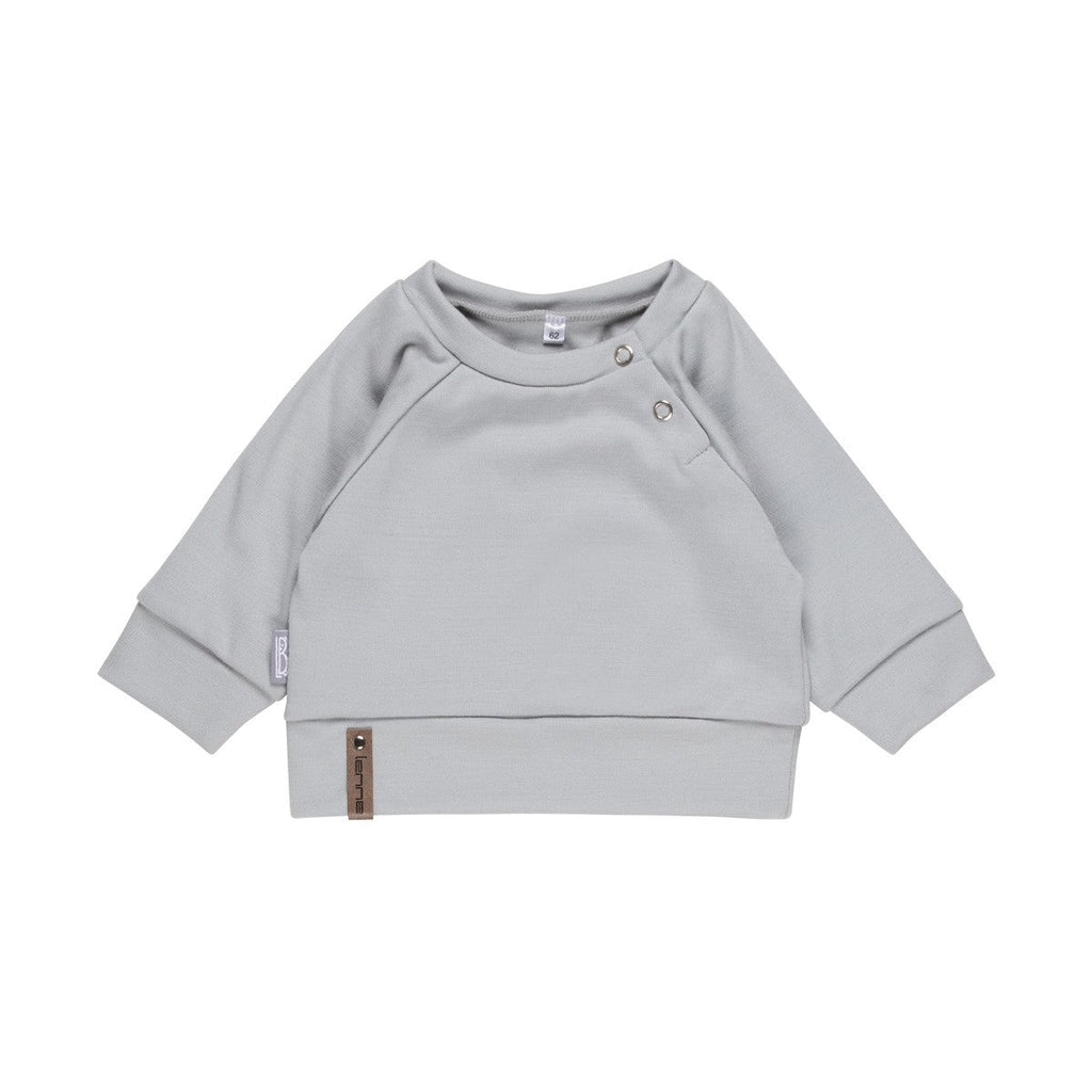Children’s Merino Wool Top and Trousers Set – Grey - Tiny Tugz™
