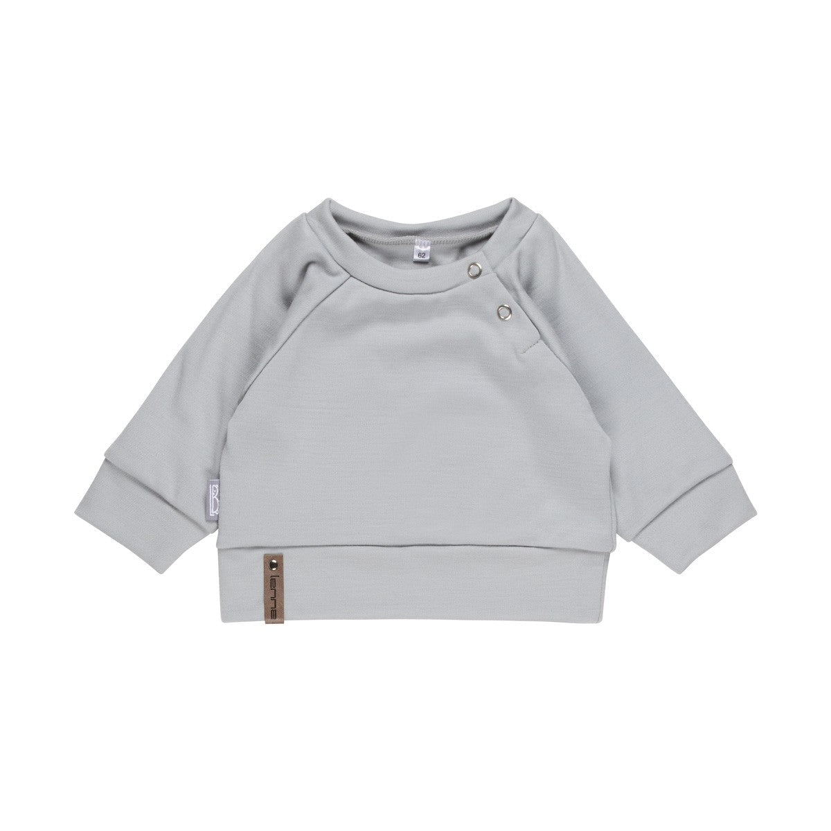 Children’s Merino Wool Top and Trousers Set – Grey - Tiny Tugz™