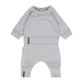 Children’s Merino Wool Top and Trousers Set – Grey - Tiny Tugz™
