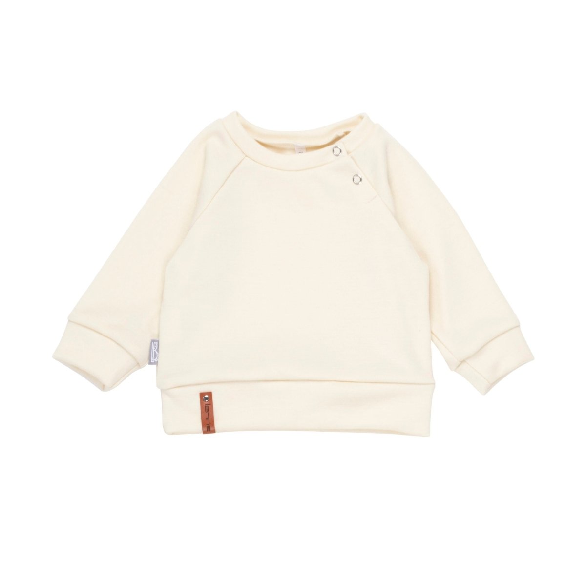 Children’s Merino Wool Top and Trousers Set – White - Tiny Tugz™