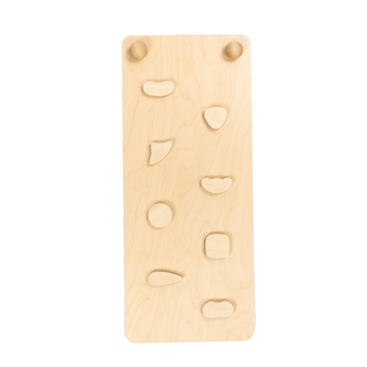 Climbing Ramp & Slide 2-in-1 for Triangle Climber & Swedish Wall – Natural Wood - Tiny Tugz™