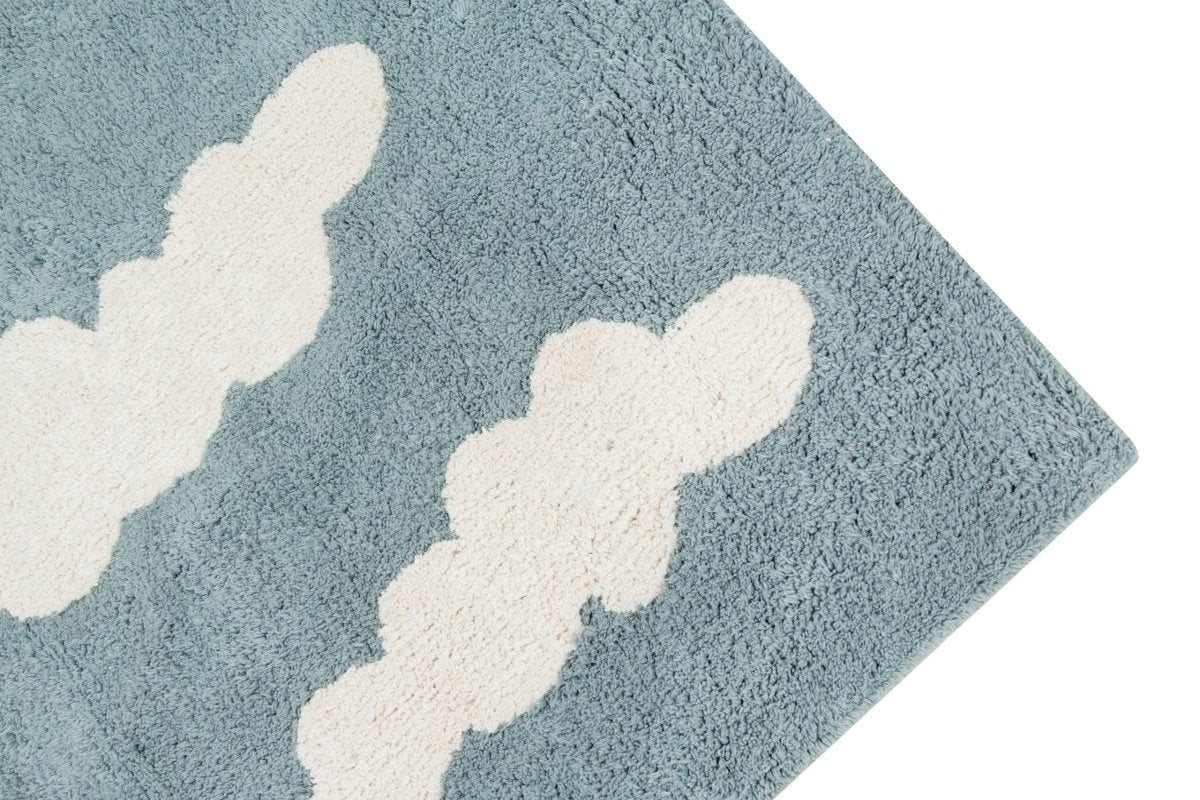 Clouds Cotton Rug for Kids (120 x 160cm) - Tiny Tugz™