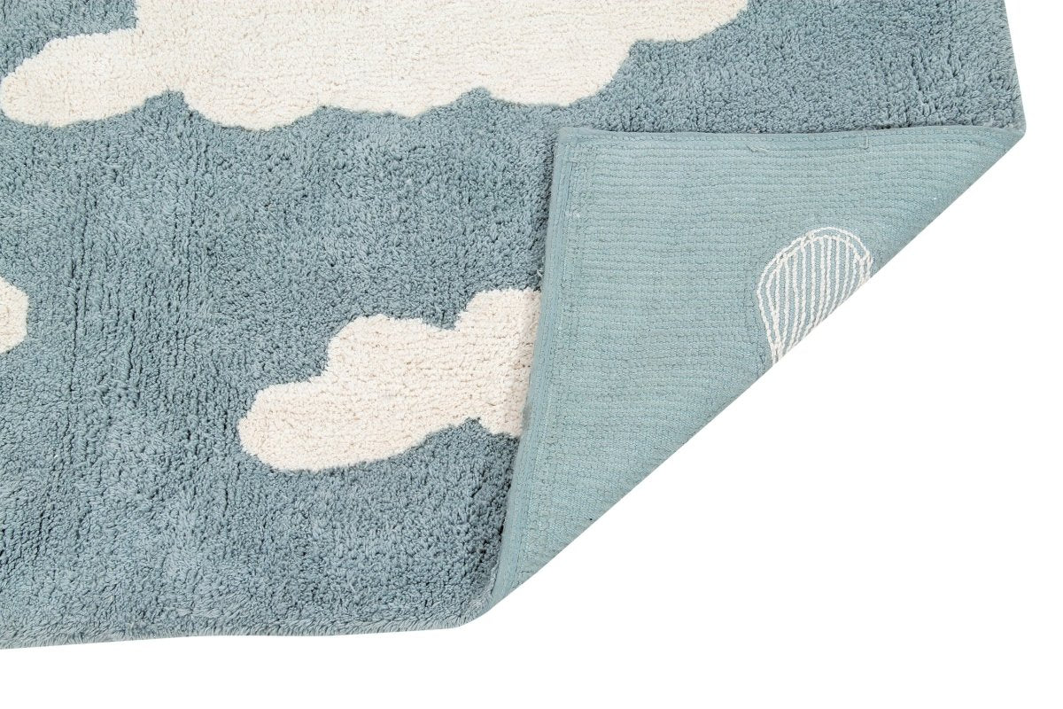 Clouds Cotton Rug for Kids (120 x 160cm) - Tiny Tugz™