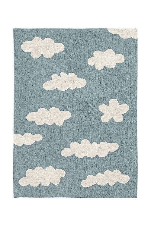 Clouds Cotton Rug for Kids (120 x 160cm) - Tiny Tugz™