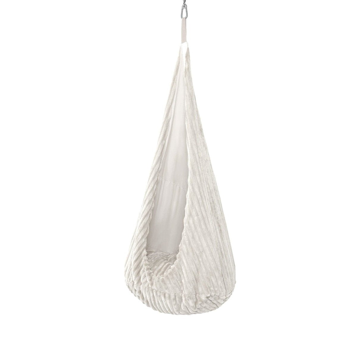 Cocoon Swing for Kids with Churros Corduroy (Candy White) - Tiny Tugz™