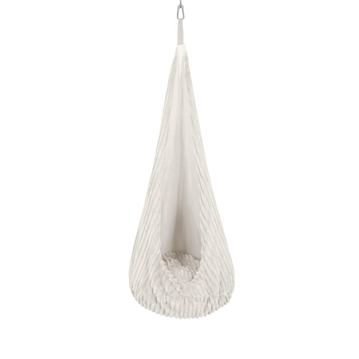 Cocoon Swing for Kids with Churros Corduroy (Candy White) - Tiny Tugz™