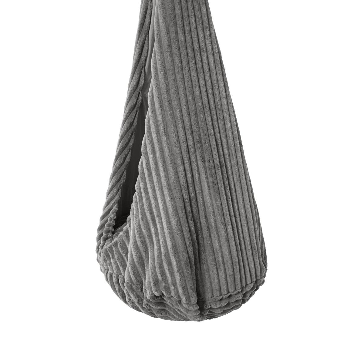 Cocoon Swing for Kids with Churros Corduroy (Moon Dust Grey) - Tiny Tugz™
