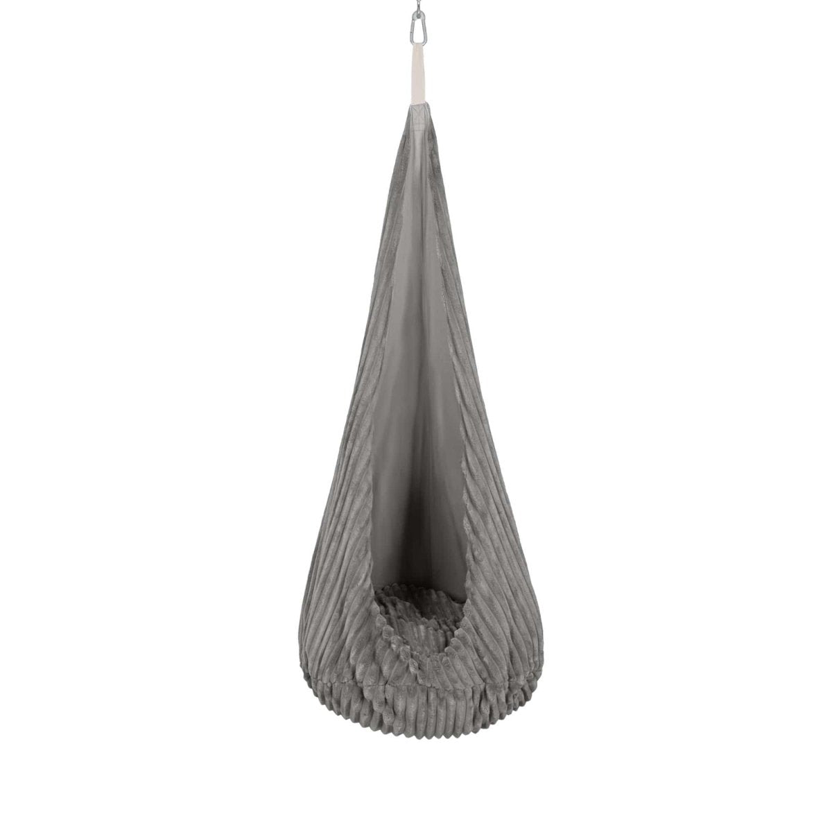 Cocoon Swing for Kids with Churros Corduroy (Moon Dust Grey) - Tiny Tugz™