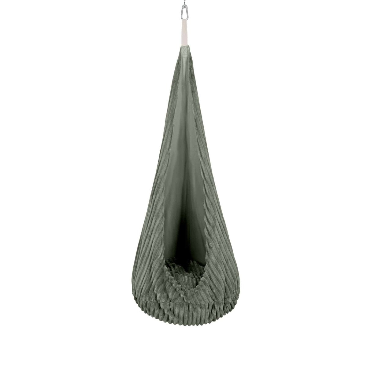 Cocoon Swing for Kids with Churros Corduroy (Olive Sage Green) - Tiny Tugz™