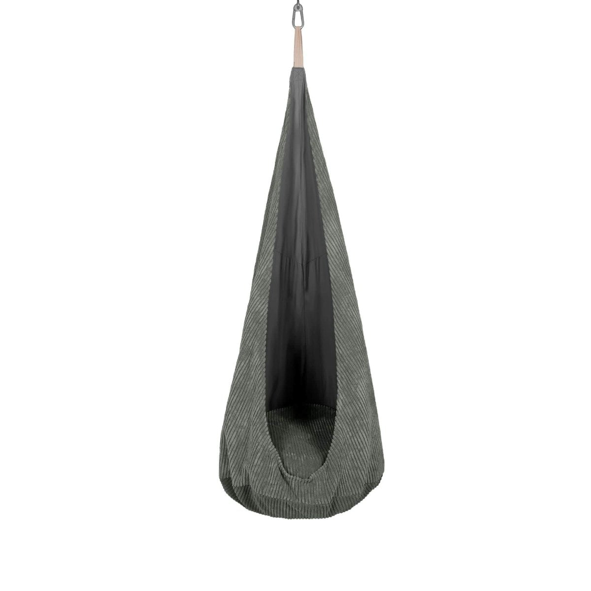 Cocoon Swing for Kids with Ribbed Corduroy (Khaki) - Tiny Tugz™