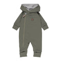 Cotton-Lined Merino Wool Baby Overall – Khaki