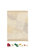 Cotton Play Rug Farm Fields with 7 Cotton Toys, 120x170 cm
