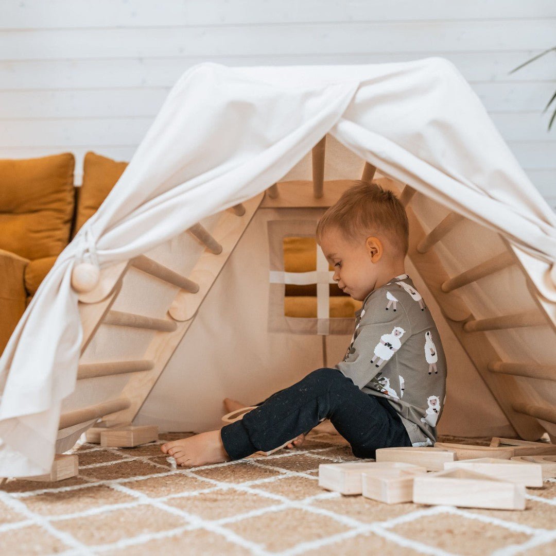 Cotton Play Tent - Add-On for FIPITRI® & SIPITRI® Climbing Frames - Tiny Tugz™