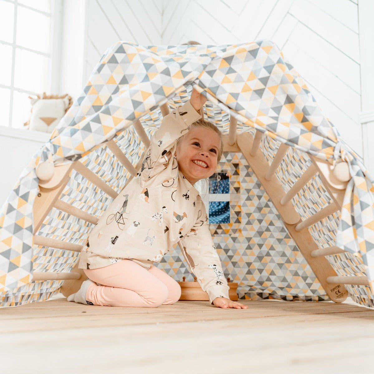 Cotton Play Tent - Add-On for FIPITRI® & SIPITRI® Climbing Frames - Tiny Tugz™