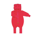 Cozy Cotton Eared Jumpsuit for Babies & Kids (Coral) - Tiny Tugz™