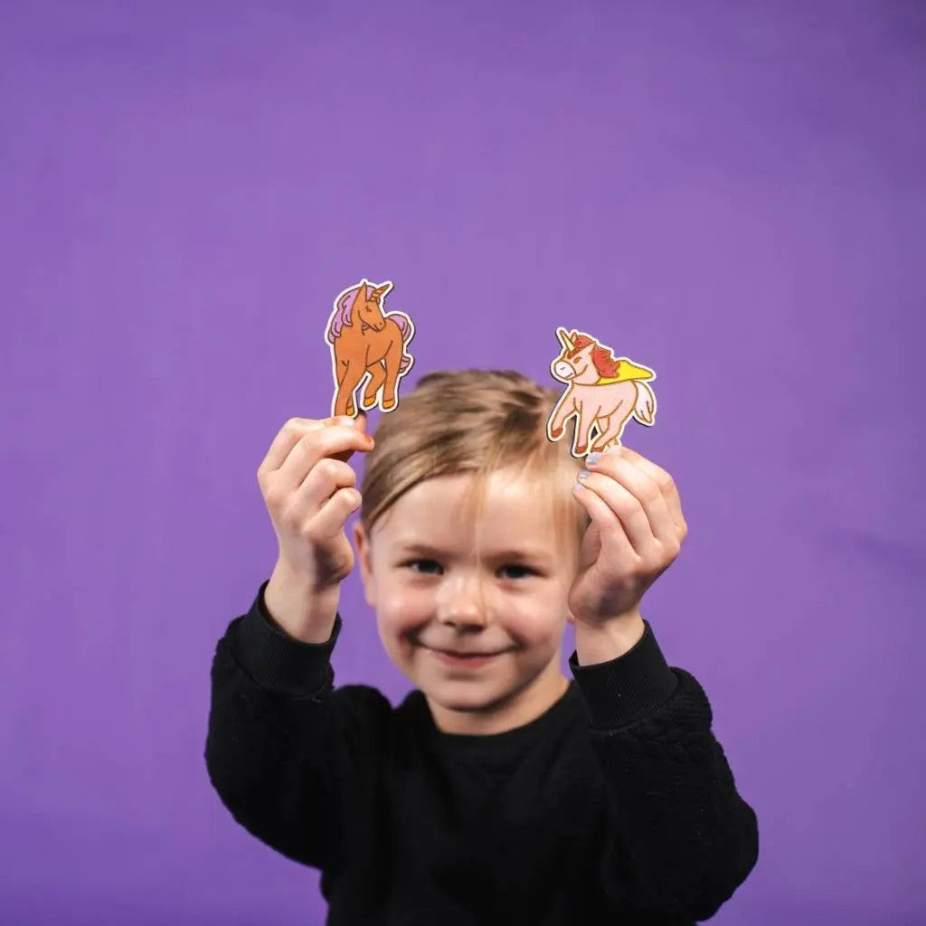 Crateit Rainbow Friends – Colour-Your-Own Wooden Unicorn Set, photo 6
