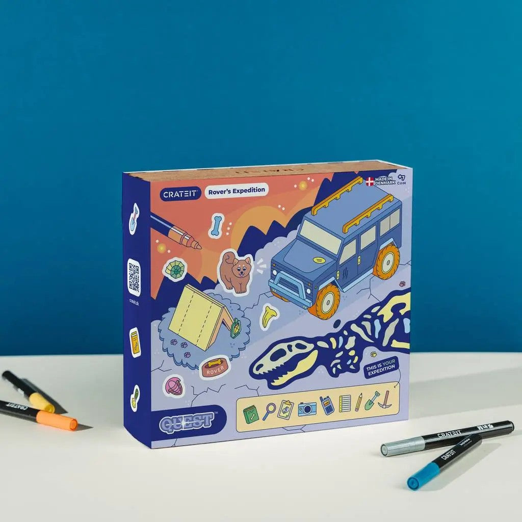 Crateit Rover’s Expedition – Colour-Your-Own Wooden Play Set, photo 7