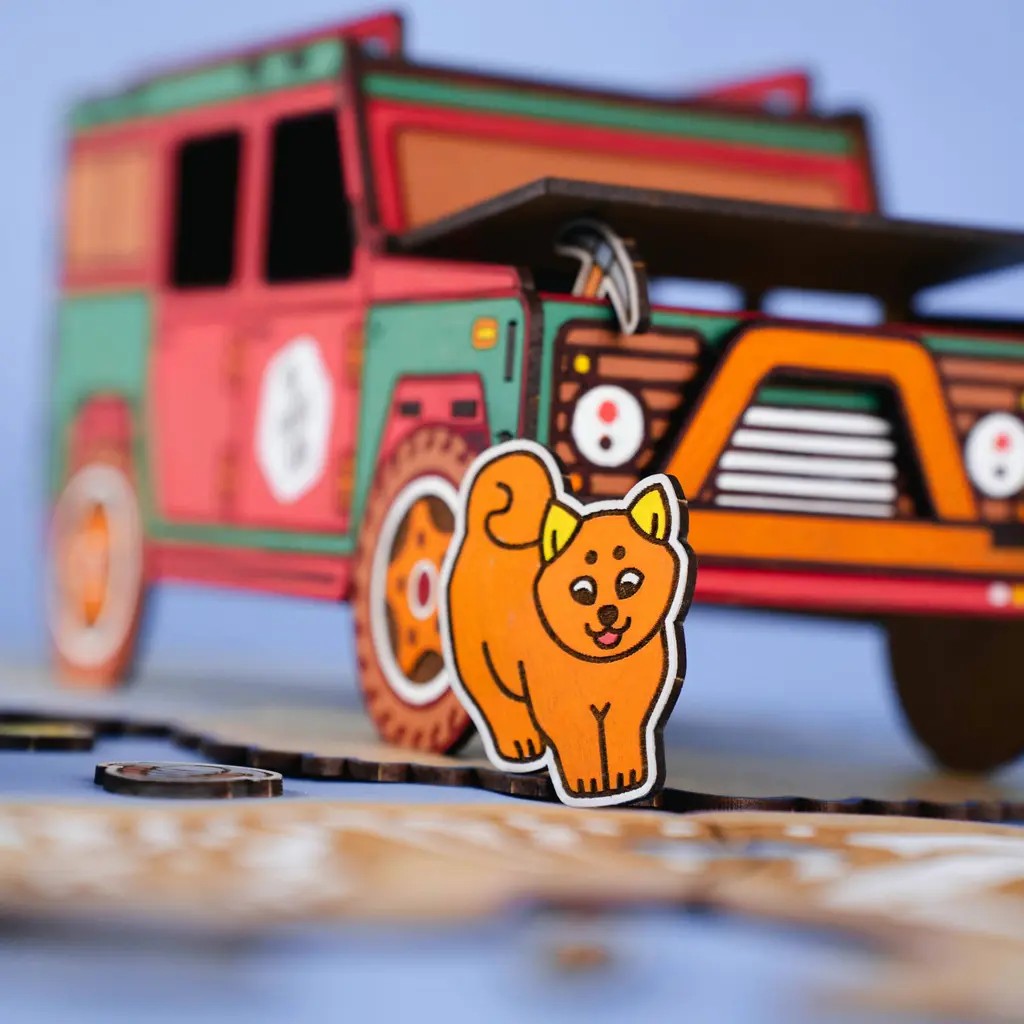 Crateit Rover’s Expedition – Colour-Your-Own Wooden Play Set, photo 3