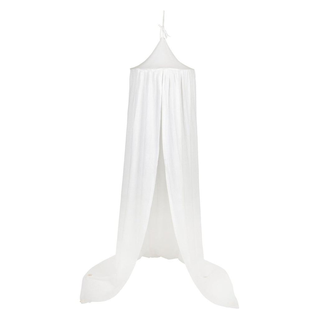 Cream Muslin Cotton Bed Canopy for Babies & Kids (0–6y) - Tiny Tugz™