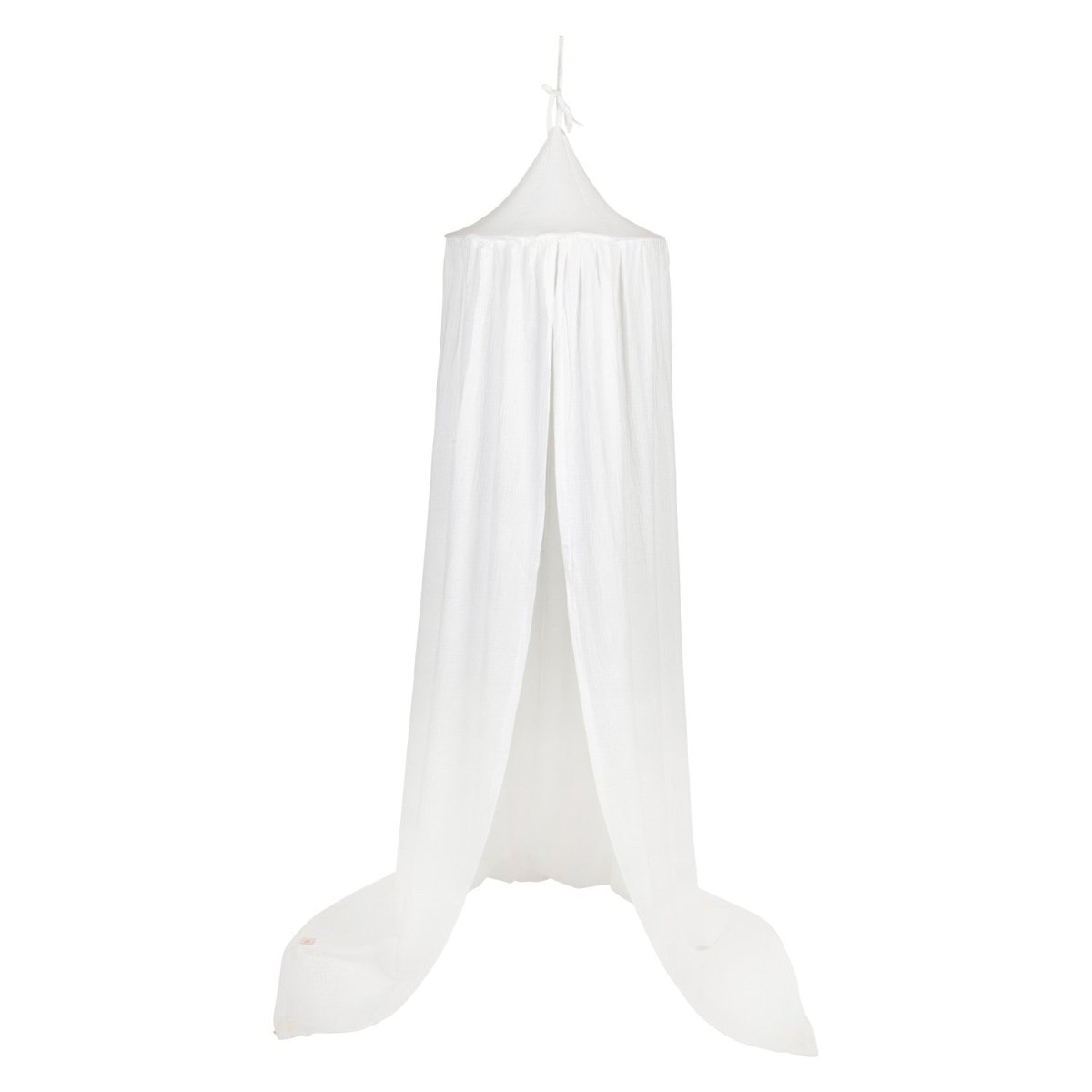 Cream Muslin Cotton Bed Canopy for Babies & Kids (0–6y) - Tiny Tugz™