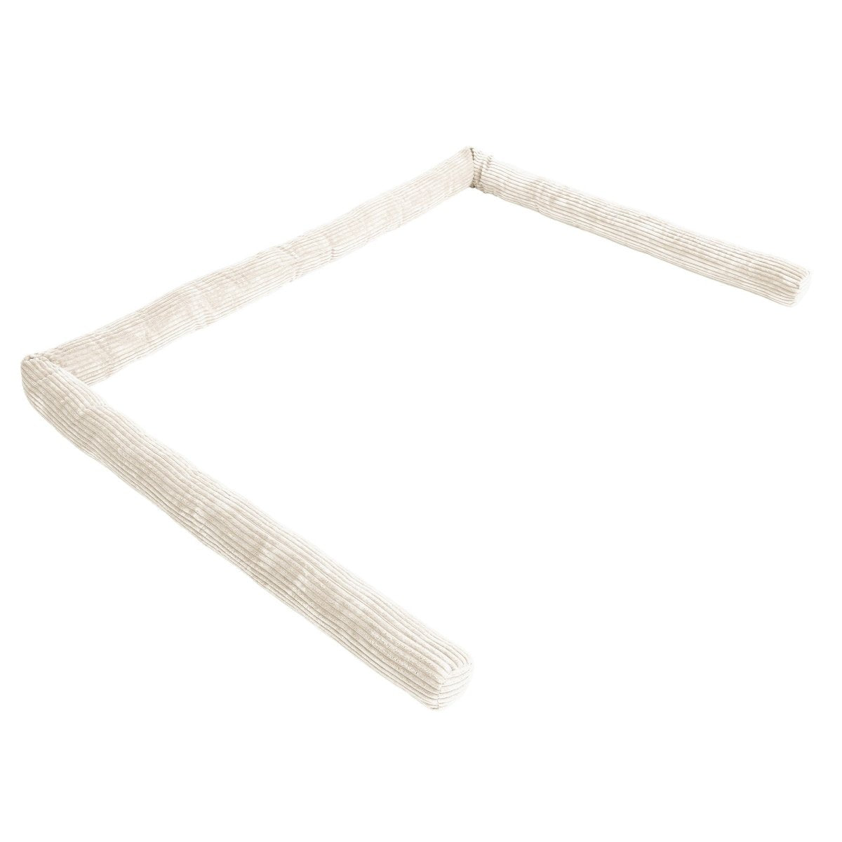 Crib Roll Bumper - Corduroy, 150 to 400 cm (Ecru) - Tiny Tugz™