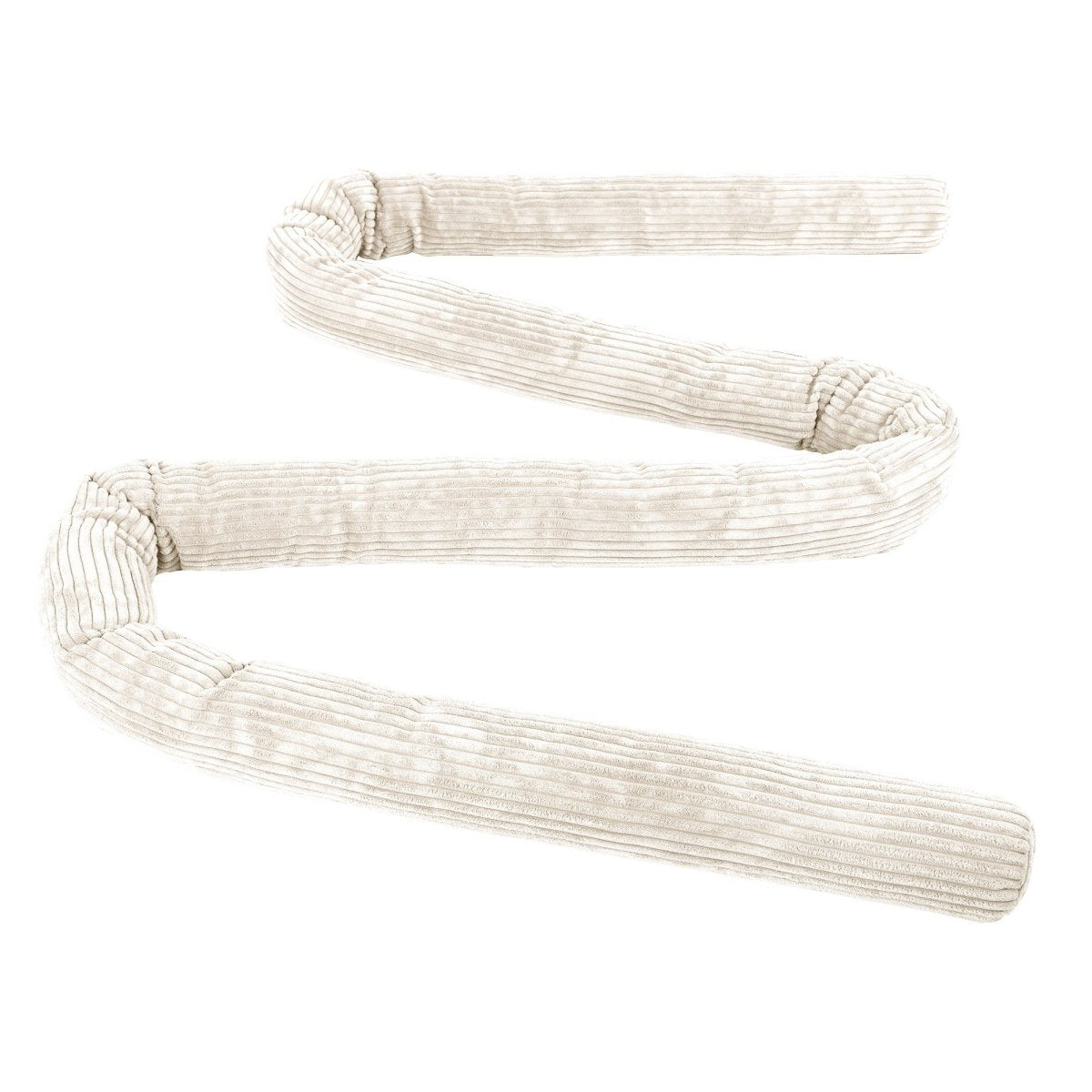 Crib Roll Bumper - Corduroy, 150 to 400 cm (Ecru) - Tiny Tugz™