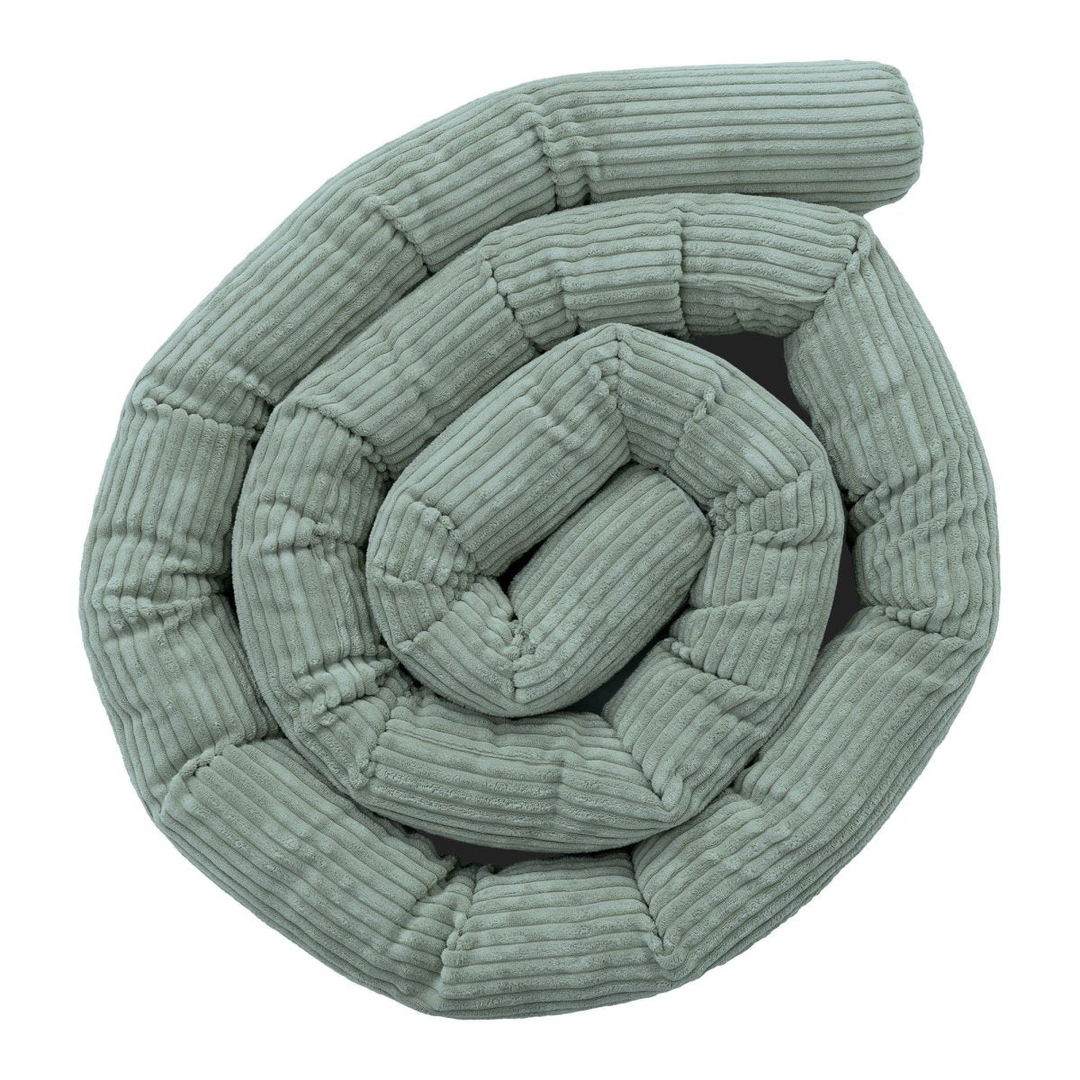 Crib Roll Bumper - Corduroy, 150 to 400 cm (Olive Green) - Tiny Tugz™
