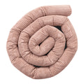 Crib Roll Bumper - Corduroy, 150 to 400 cm (Powder Pink) - Tiny Tugz™