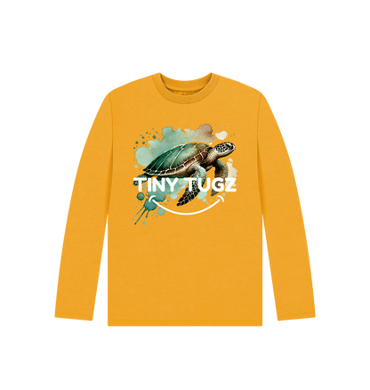 Mustard Printed Kids T-Shirt
