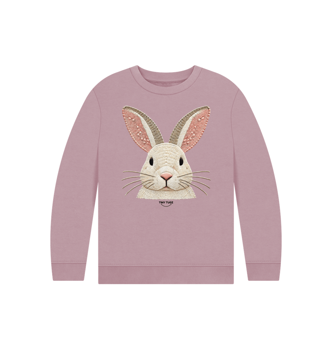 Mauve Printed Kids Jumper