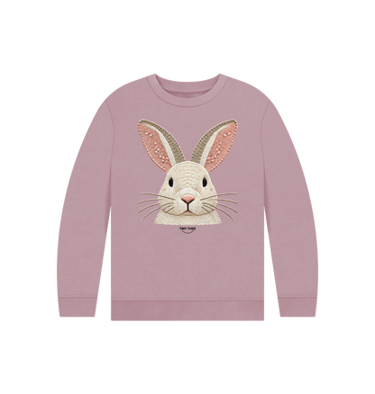 Mauve Printed Kids Jumper
