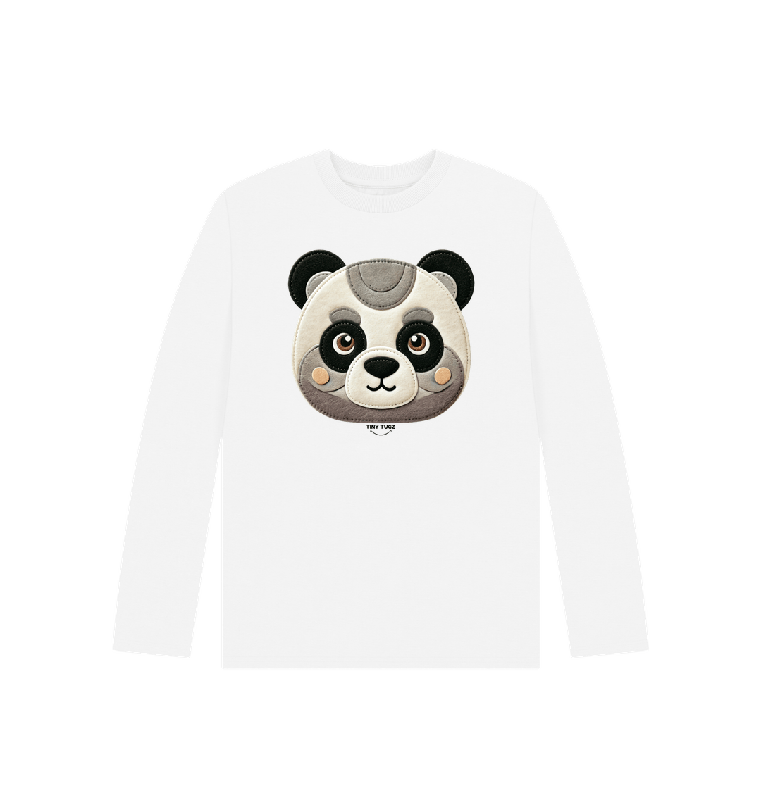 White Printed Kids T-Shirt