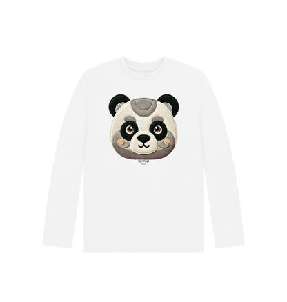 White Printed Kids T-Shirt