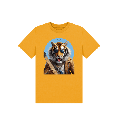 Mustard Printed Kids T-Shirt