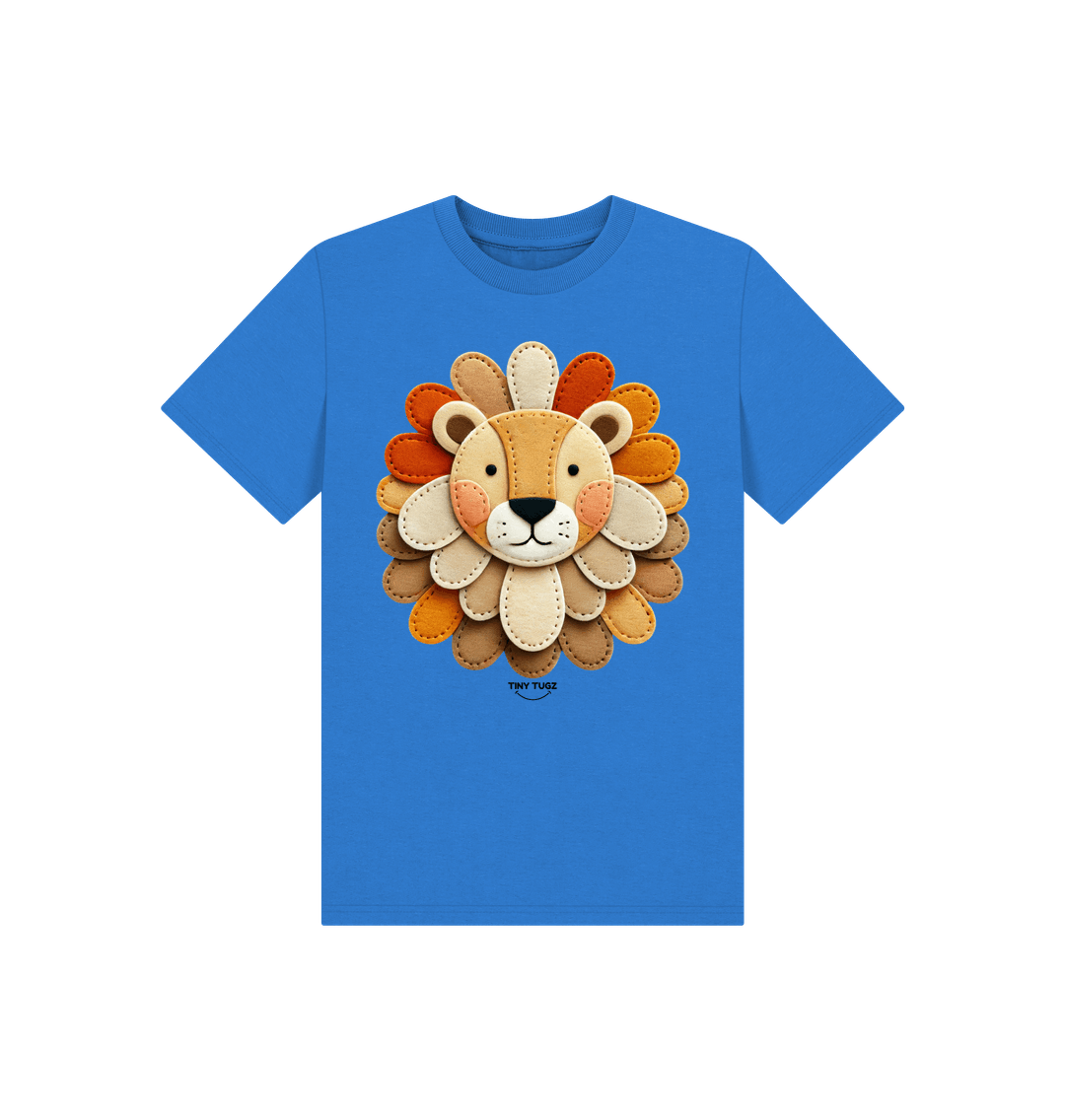 Bright Blue Printed Kids T-Shirt