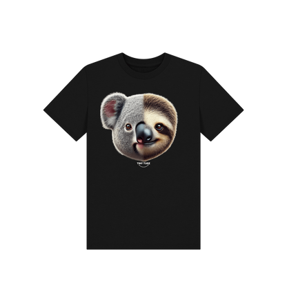 Black Printed Kids T-Shirt