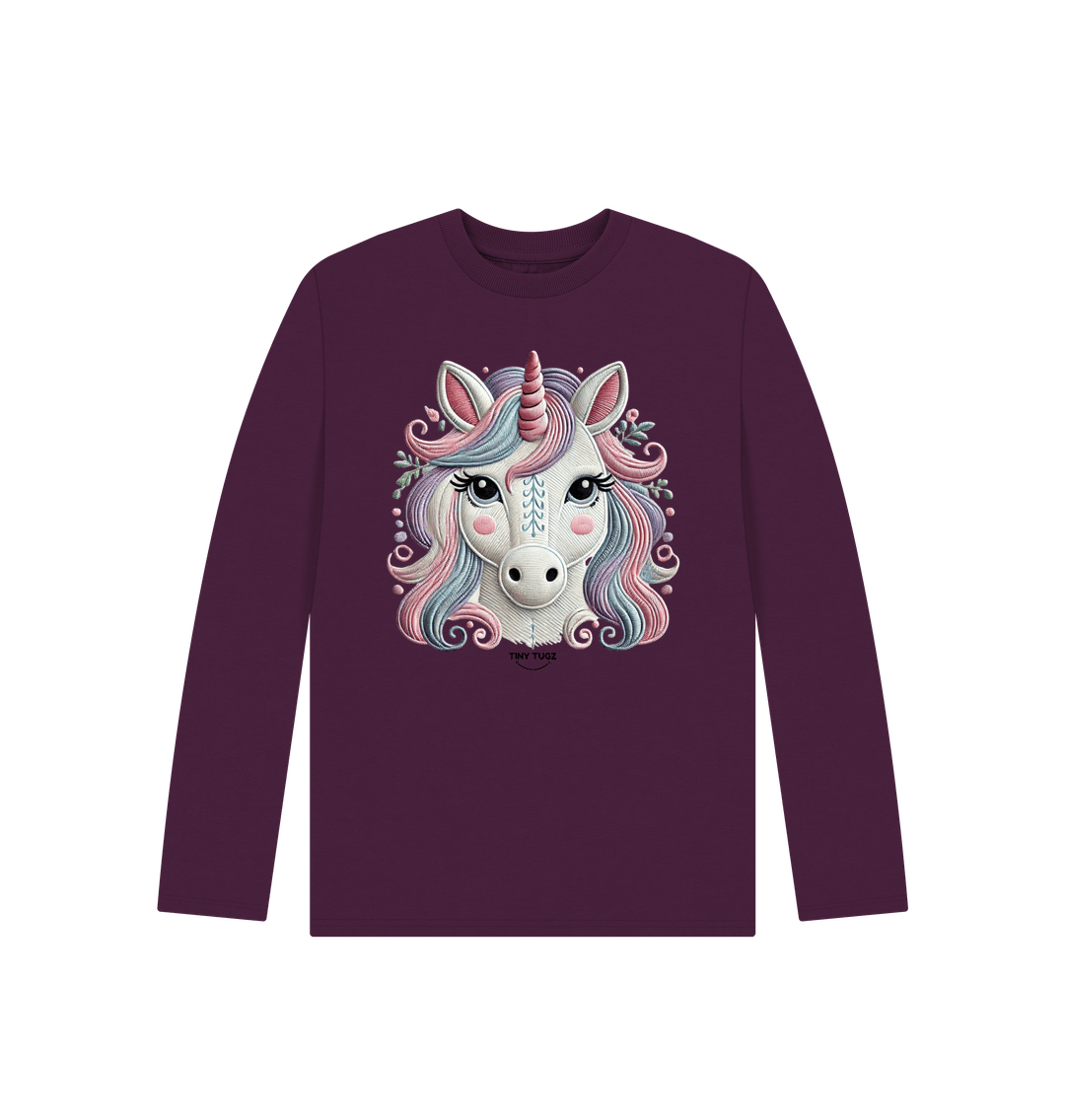 Purple Printed Kids T-Shirt
