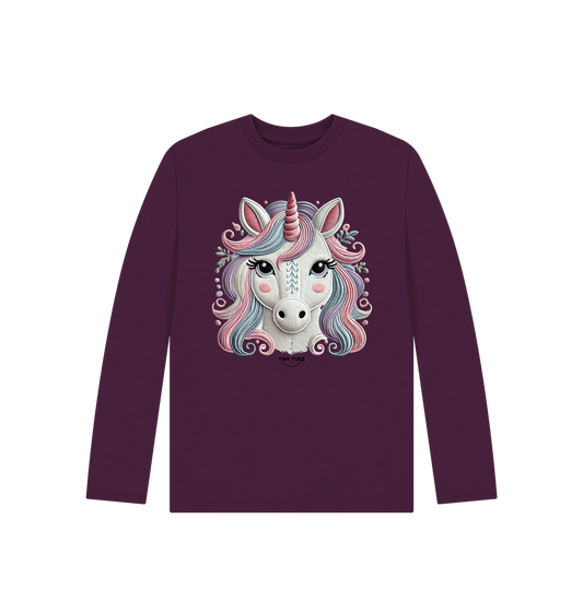 Purple Printed Kids T-Shirt