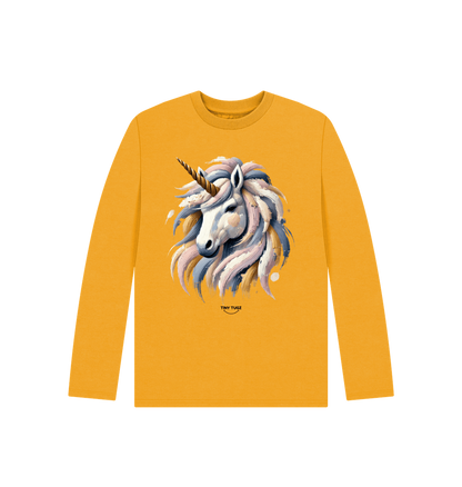 Mustard Printed Kids T-Shirt