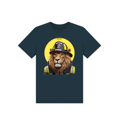 Denim Blue Printed Kids T-Shirt