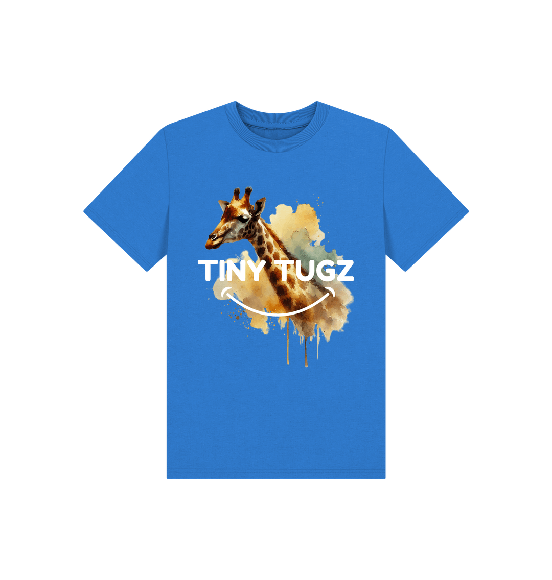Bright Blue Printed Kids T-Shirt