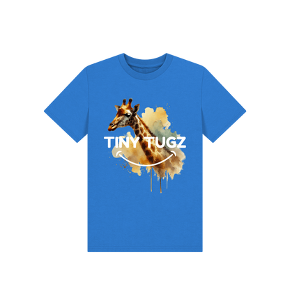 Bright Blue Printed Kids T-Shirt