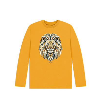 Mustard Printed Kids T-Shirt