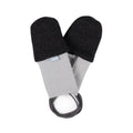 Dark Grey Merino Wool Baby Mittens
