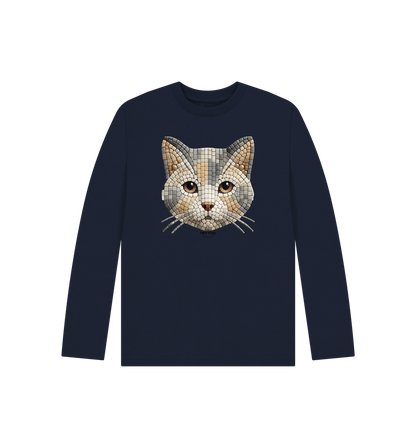 Navy Blue Printed Kids T-Shirt