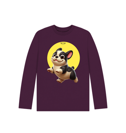 Purple Printed Kids T-Shirt
