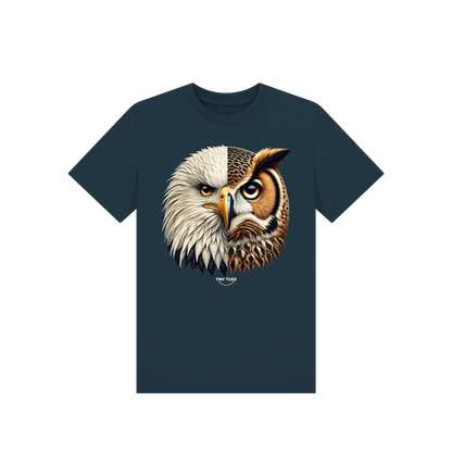 Denim Blue Printed Kids T-Shirt
