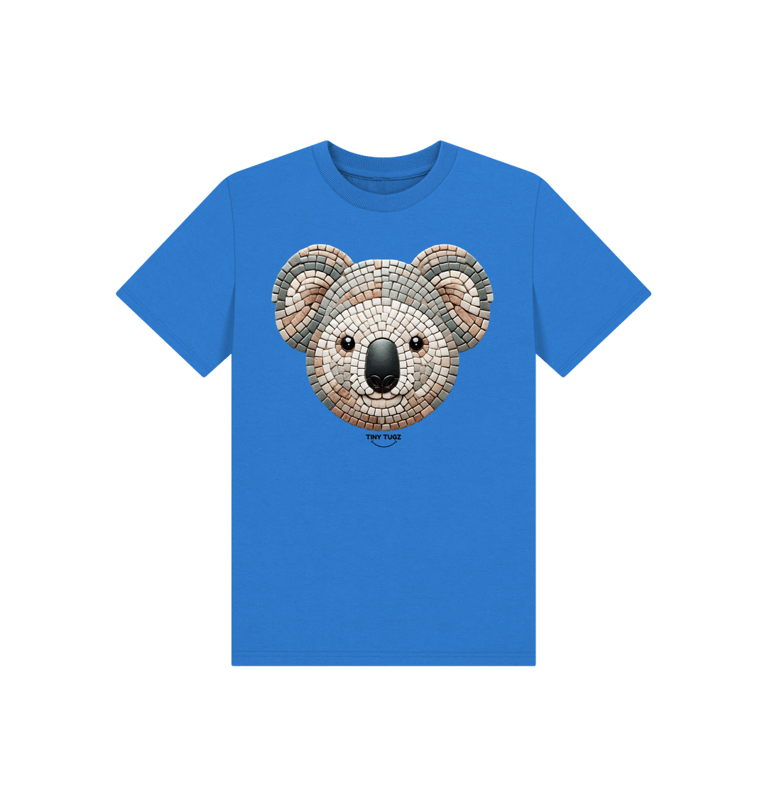 Bright Blue Printed Kids T-Shirt