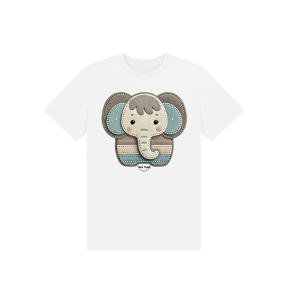 White Printed Kids T-Shirt