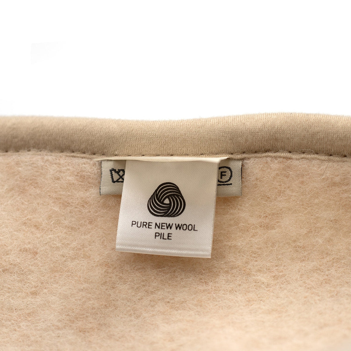 Wool Cradle Blanket - 75x100cm - Single-Layer - Merino Wool - Almond